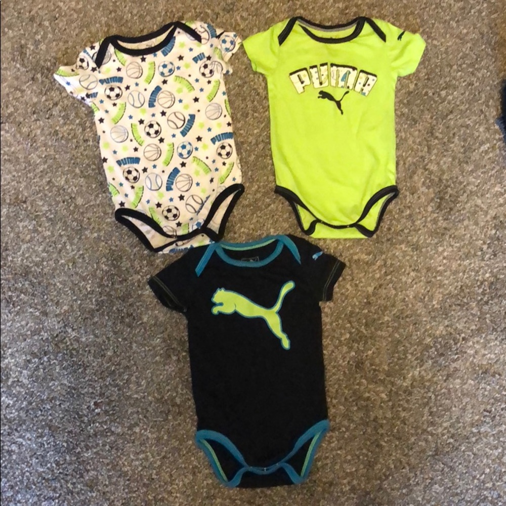 Puma Infant Onesies Set of 3